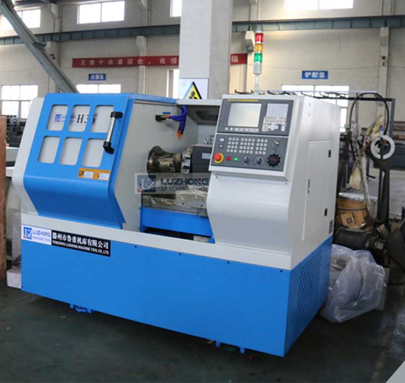 H36 / H46 Flat Bed Linear Guide Rail CNC Lathe