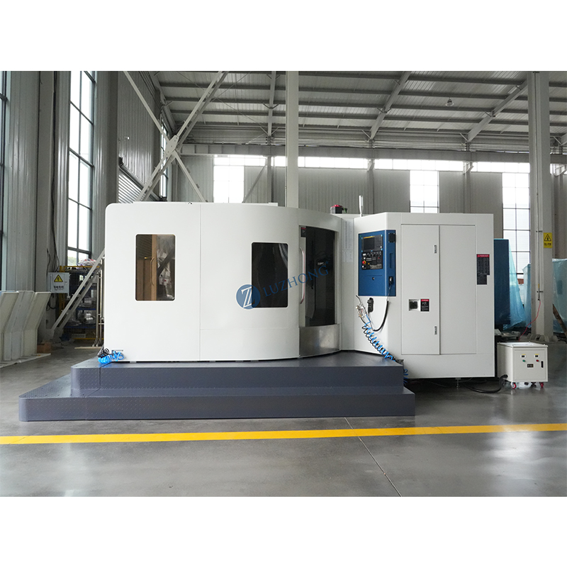 What is the difference between the positive T and inverted T of a horizontal machining center?