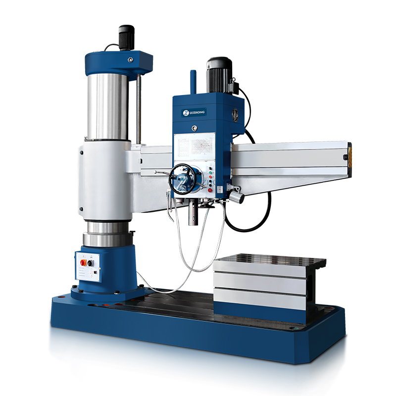 How to increase the machining speed of a radial drilling machine?