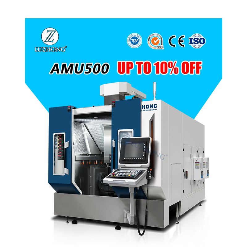 How is the outer contour machined in a high-speed machining center?